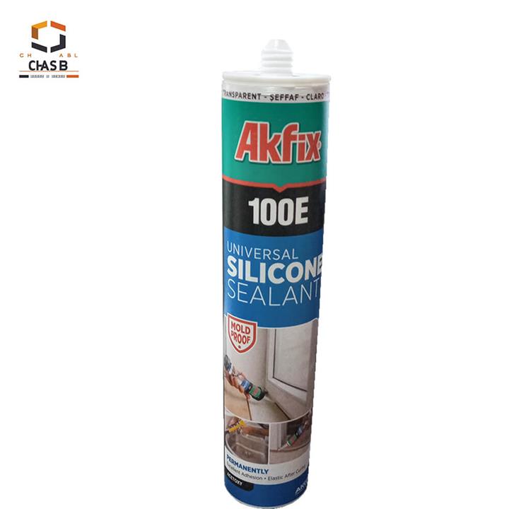 چسب سیلیکون یونیورسال آکفیکس AKFIX universal silicone sealant 100E